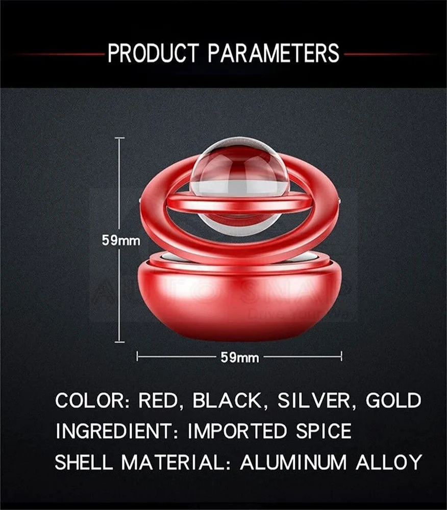 Car Dashboard Solar Air Freshener
