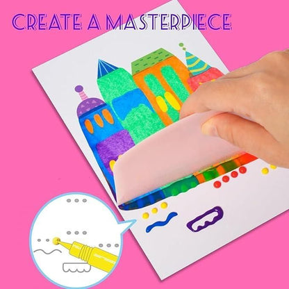 Rainbow Dot Painting Art Kits (105 pcs / 3 Box)