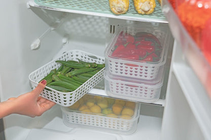 2 in 1 Multi Storage Boxes Freezer Storage Containers