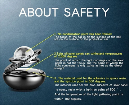 Car Dashboard Solar Air Freshener