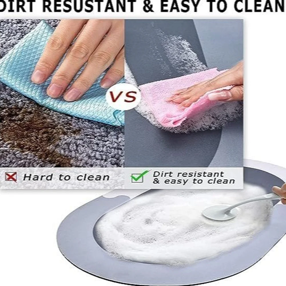 Quick-Dry Anti-Slip Bathroom Mat