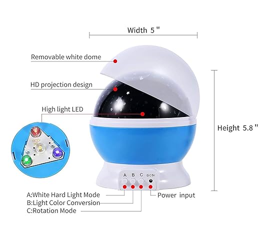 Rotating Projection Lamp