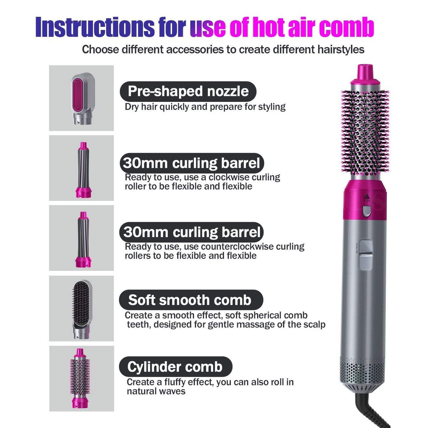 Hair Dryer Comb